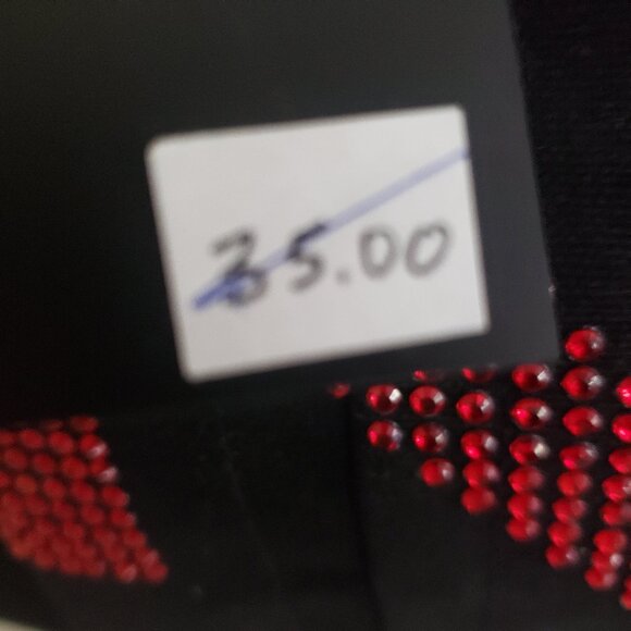 New with Tags /Lyn Dorf/ Ladies Red Sequined "N" (Nebraska) Huskers Black Purse - Picture 4 of 6